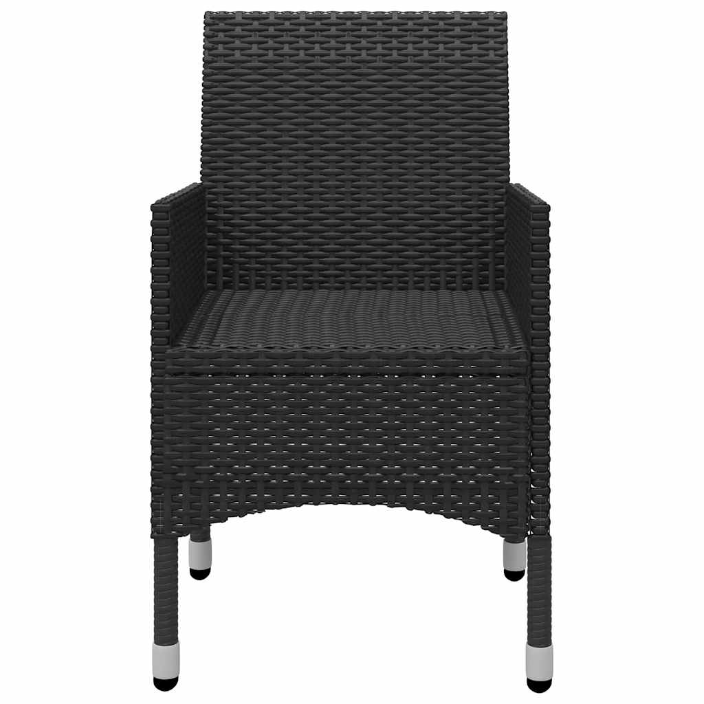 Vidaxl 5-Piece Garden Furniture Set, Black