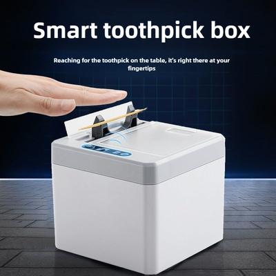 Elektrischer Zahnstocherhalter Smart Automatischer Sensor Zahnstocherspender Zahnstocherbehälter Organizador Küchenzubehör