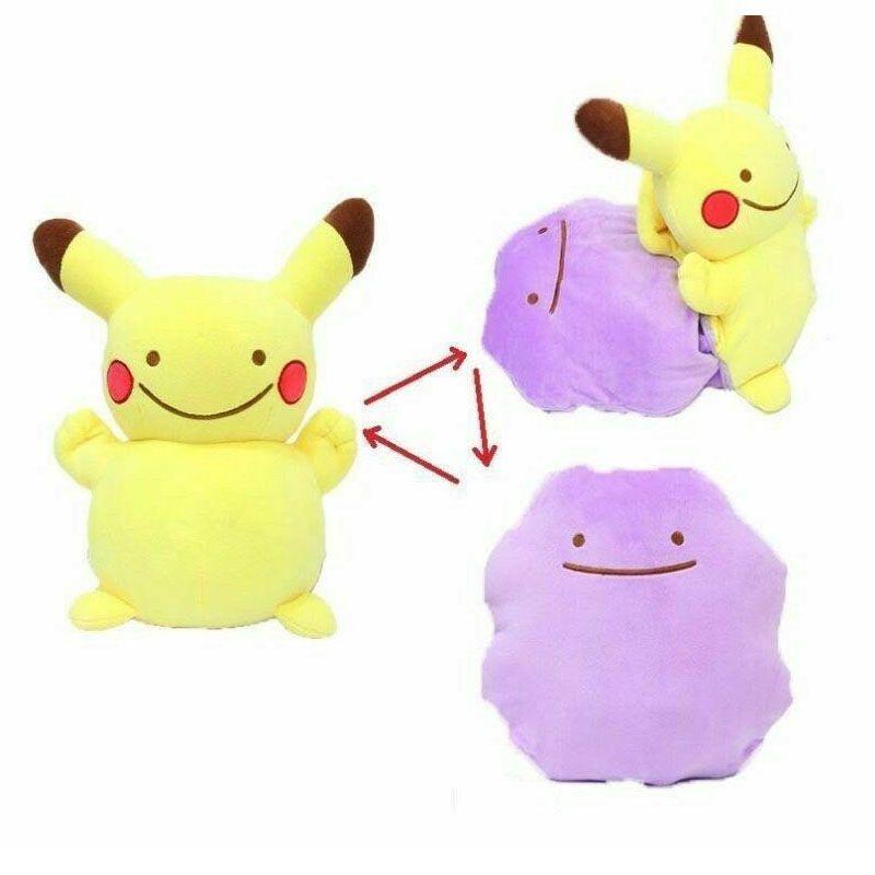 48 Gift Toys Pikachu Bulbasaur Ditto Metamon Cushion Plush Toy Kids