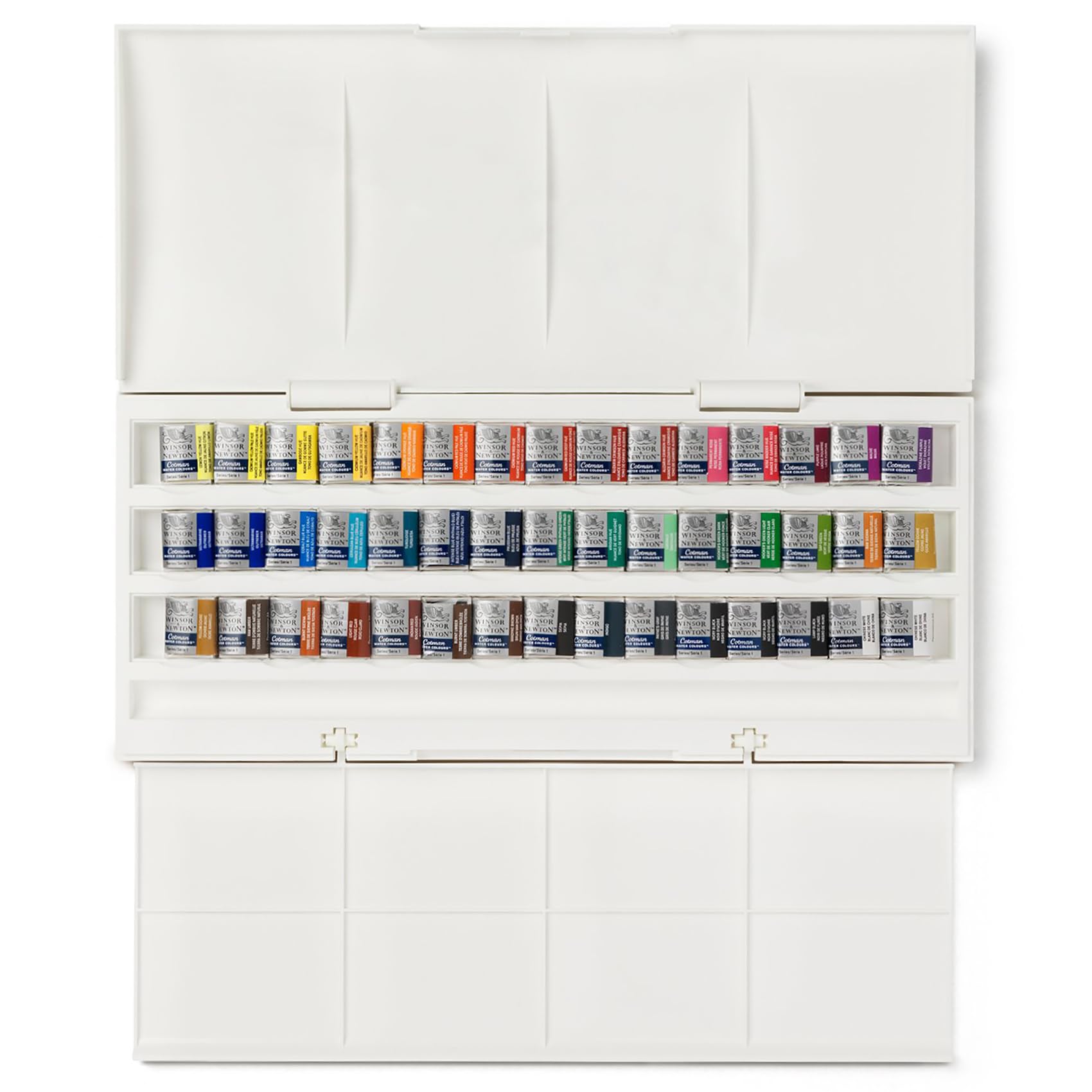 

Winsor Newton Cotman Watercolor Studio 40 18909471 & Set, Half-Pan Colors,