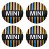 4pcs 56/60mm Car Wheel Center Hub Caps Tire Rim Covers Accessories For Mini Cooper JCW S F54 F55 F56 F60 R50 R53 R55 R56 R57 R60 Ypbhr22