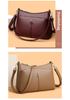 Autumn/Winter Soft Leather Multi-layer Shoulder/Crossbody Bag for Women - Versatile and Spacious Design