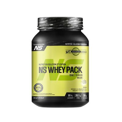 NS Sachet Whey Melon Flavor 450g WPC 93% Isolate Protein Health Supplement Shake Protein, 450g, 1 Piece