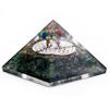 Orgonite Pyramid Green Aventurine Flower Of Life 70mm