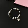 Elegant Pearl Star Pendant Bracelet for Women - Light Luxury Silver Wristband Jewelry