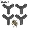 4pcs Box Corner Protector Antique Bronze Wooden Jewelry Wine Box Corner Protect Furniture Hardware Chest Triangle Edge Cove