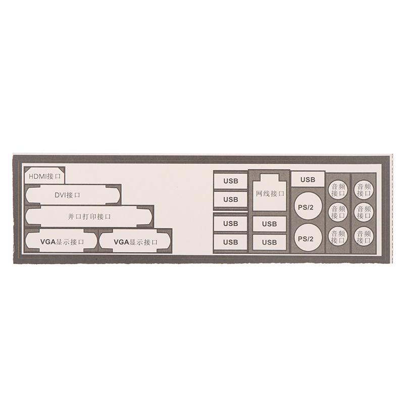3Pcs Pvc Dust Filter Universal Diy Shield Back Plate For Computer Chassis I/O