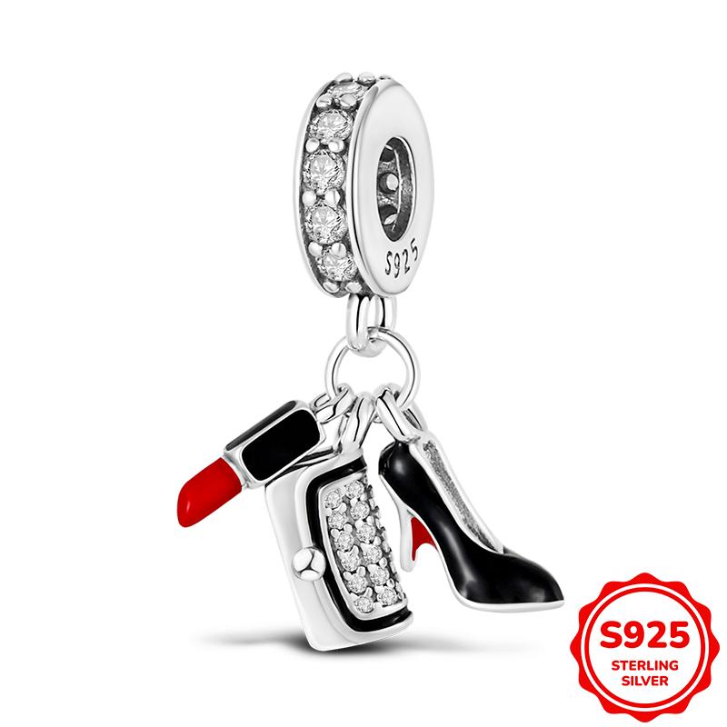 Charms Silver 925 Princess and Pumpkin Carriage Fairy Tale Pendant Beads Fits 3mm Bracelet For Women Luxury DIY Jewelry
