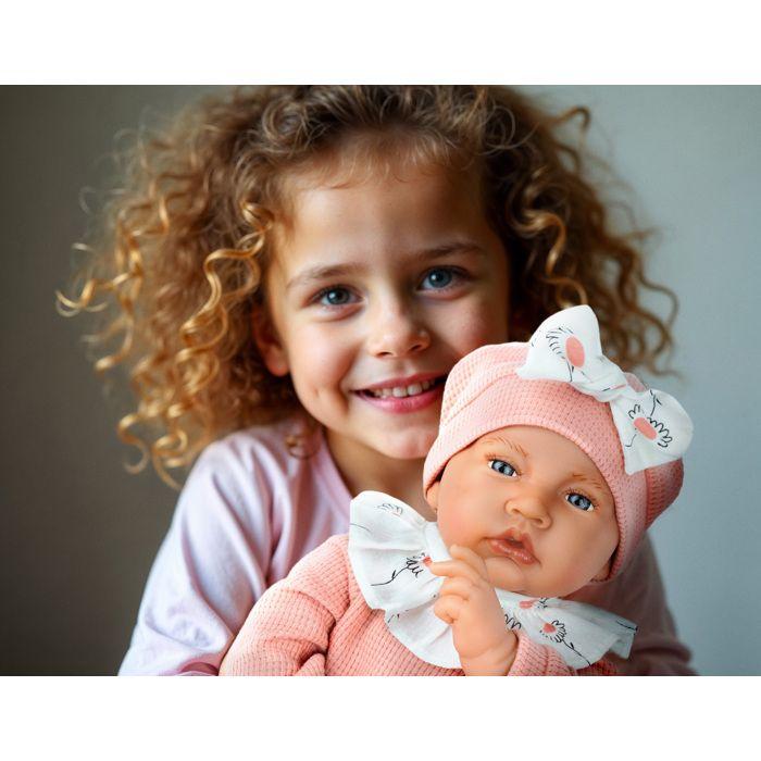 Poupée Bébé Interactive Réaliste 41 Cm Avec Sons Et Accessoires – Kinderplay Lili (KP4180)