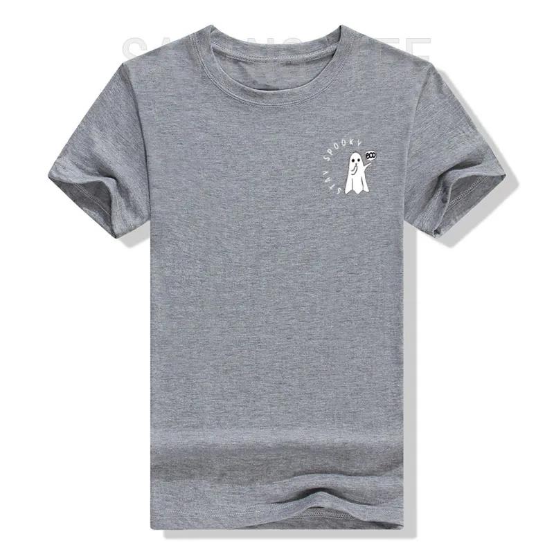Retro Cute Little Ghost Boo Halloween Costume WoT-Shirt Gothic Style Graphic Tee Tops Lovely Gifts Short Sleeve Blouses