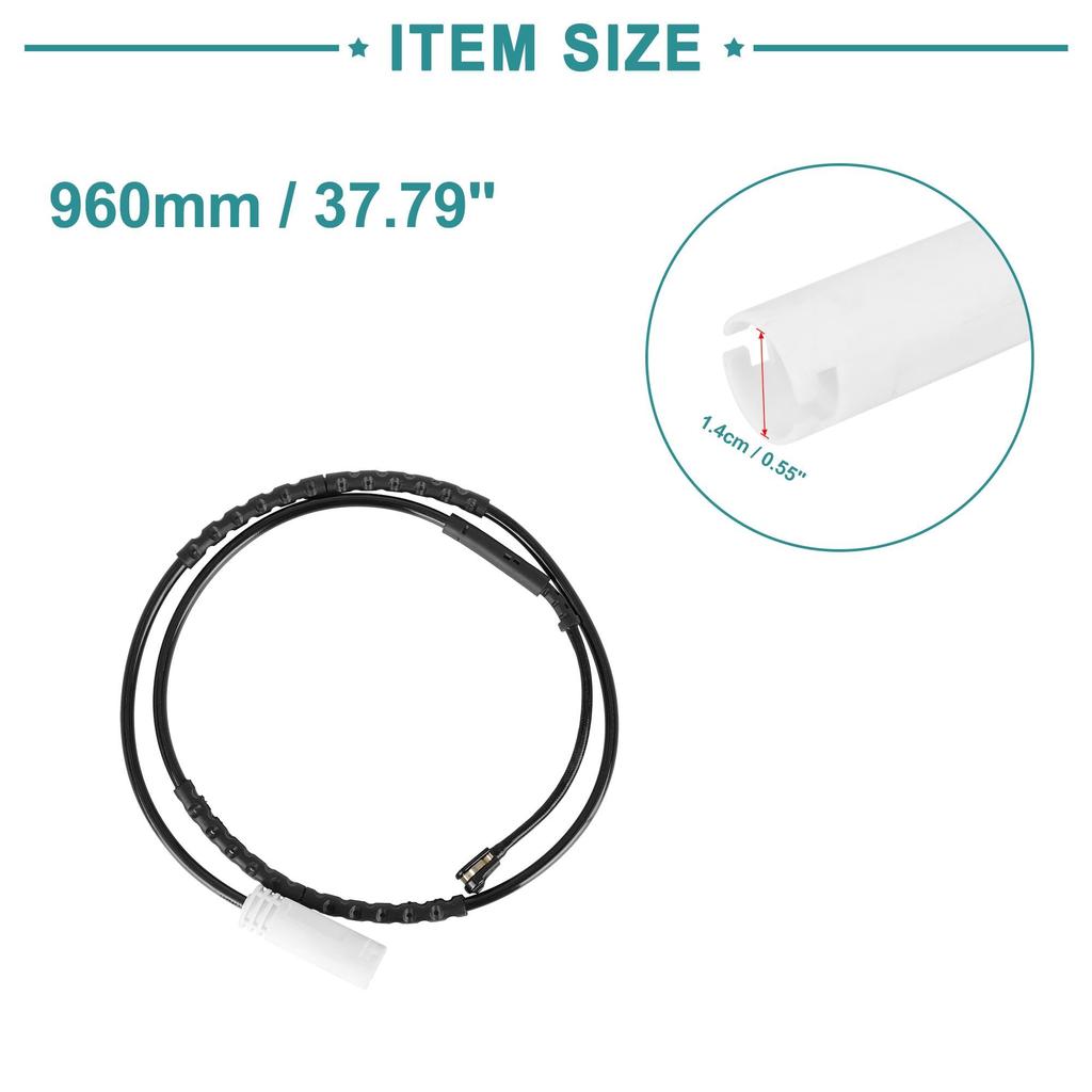 ACROPIX Rear Disc Brake Pad Electronic Wear Sensor Indicator for Mini Cooper Paceman Black 1 Piece