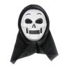 Soft Plastic Horror Masque Halloween Ghost Full Face Masque, Screaming with Realistic Fanged Skull Prop Hood, Scary Costume Accessory for Cosplay