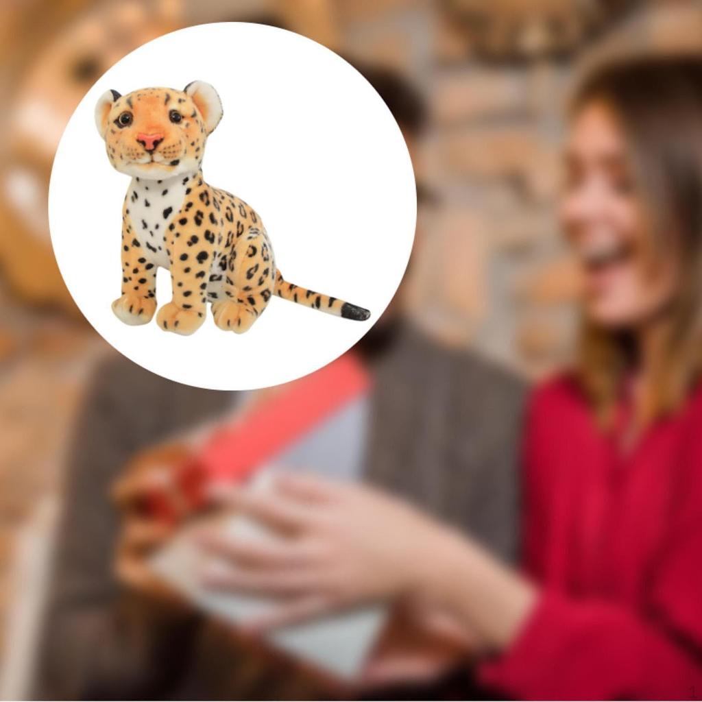 Leopard Plush Toy Cartoon Figures Doll Stuffed Animal for Boys Girls Friend