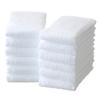 Terry Labo Pure White Face Towels, 12-Piece Set, Made In Japan, Senshu Towels (Approx. 34 X 85cm), 12 White Towels