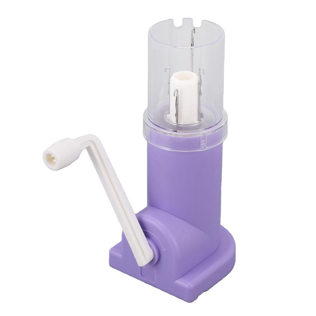 Hand Crank Knitting Machine Dual Guide Cord Knitter Portable Rope Braiding Tool for Yarn Scarf Bracelet Craft