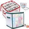 64-Grid Baubles Storage Box Christmas Balls Xmas Tree Decorations Organizer Bauble Divider Toys Box
