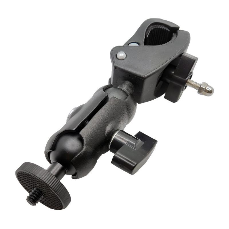 Gopro Motorcycle Bracket, Bicycle Sports Camera Fixing Bracket 360 Degree Rotating Metal Multi-function Clip