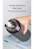 High-End Large Capacity Stainless Steel Thermos with Tea Infuser - Elegant Office Water Cup