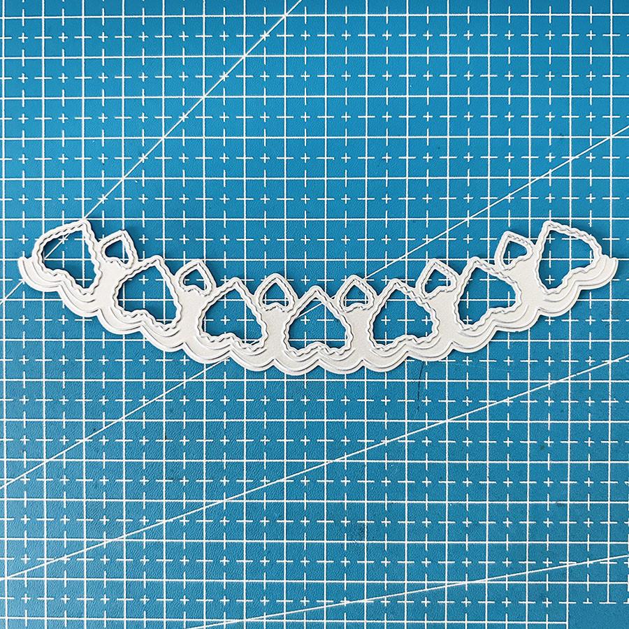 Srdíčka Kovové vyřezávací šablony Šablona pro DIY Scrapbooking Fotoalbum Embosování Papírové karty Řemesla Výřezy