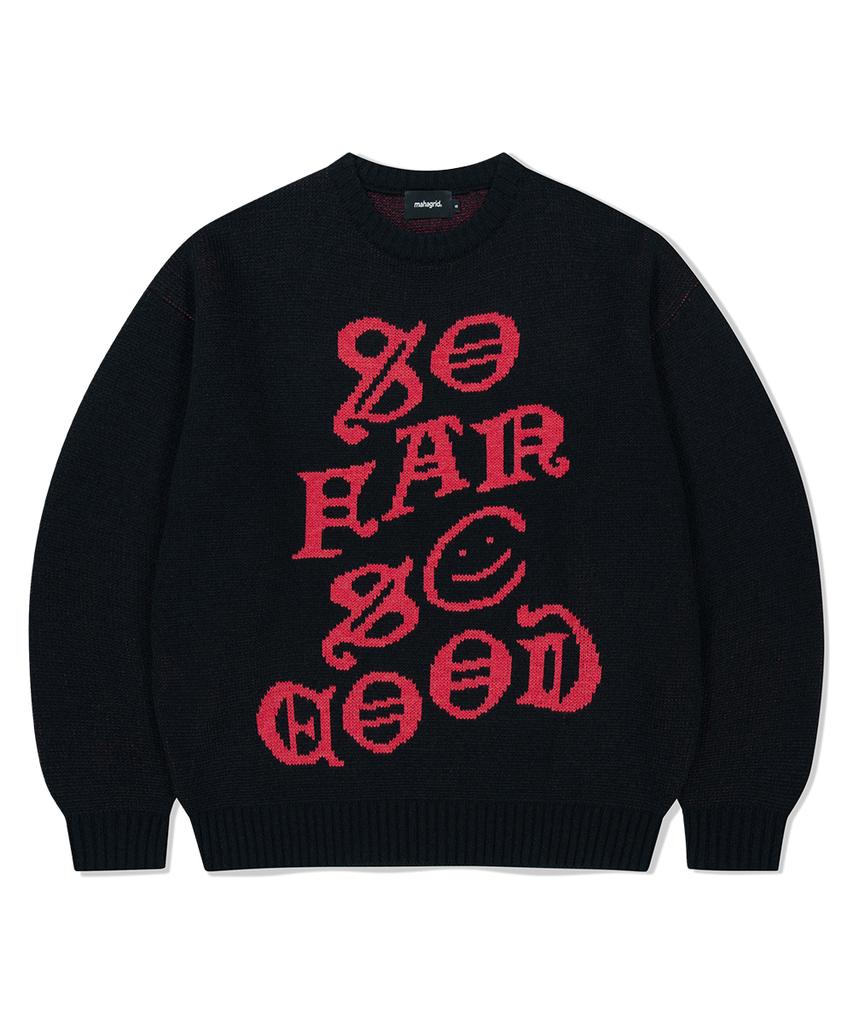 MAHAGRID So Far So Good Knit Sweater Black(Mg2Ffmk601A)