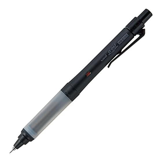 Mitsubishi Pencil Alpha Gel 0.5mm Mechanical Pencil, Switch Black M51009GG1P.24, Kuru Toga Mode, Hold Mode, Alpha Gel Grip, Firm, Black
