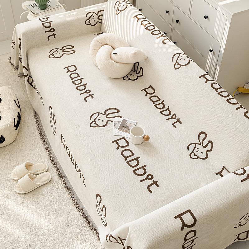 

Chenille Sofa Towel Universal All-InJUEusive One Piece Sofa Cover Dustproof Soft JUEoth Cushion for All Seasons 180*130cm