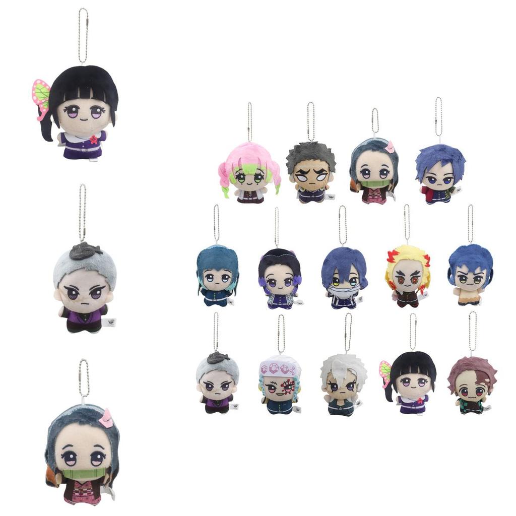Adorable Japanese Anime Demon Slayer Plush Backpack Charm Soft Toy 10cm Height