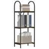 Bookshelf Smoked Oak 40 X 30 X 109 Cm Engineered Wood