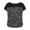 Womens/Ladies Jaida Abstract Rolled Short Sleeves Shell Blouse