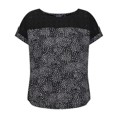 Womens/Ladies Jaida Abstract Rolled Short Sleeves Shell Blouse