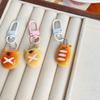 Korean Style French Bread Bear Keychain Trinket Key Ring Cute Cartoon Pendant  Women