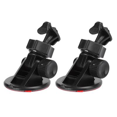 40mm Mini Glue Automobile Data Recorder Holder Small Adjustable Sticky Support (2Pcs)Single Buckle
