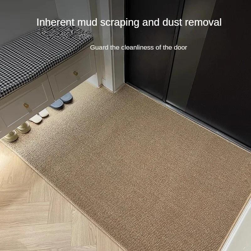 

luxury Handmade Popular Simple Stitched Sisal Carpet Living Room Coffee Table Study Tea Restaurant Hemp Door Mat 50X80CM