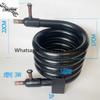 0.5 0.75 1 1.5 2 3 5 6 horsepower Ice maker water-cooled condenser air conditioning tube-in-tube heat exchanger