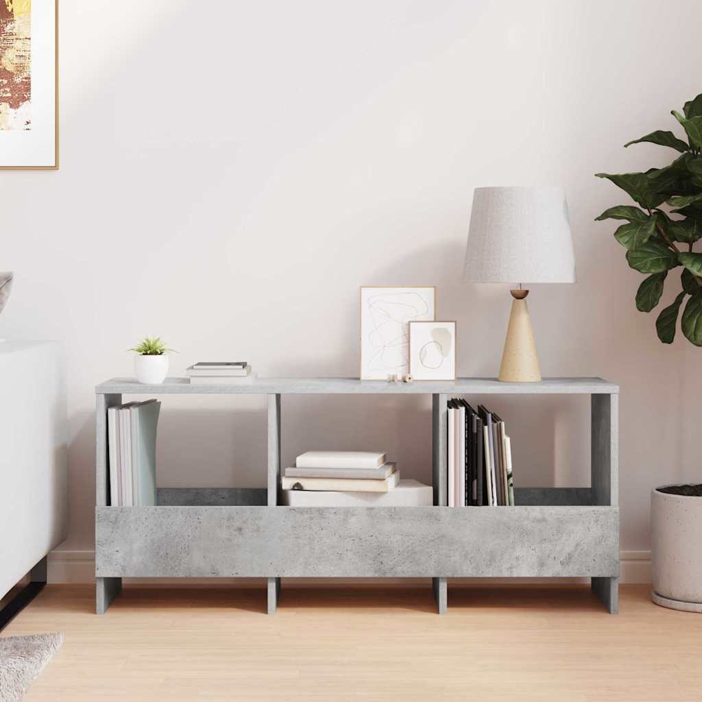 Magazine Shelf Concrete Grey 102 x 30 x 45 cm