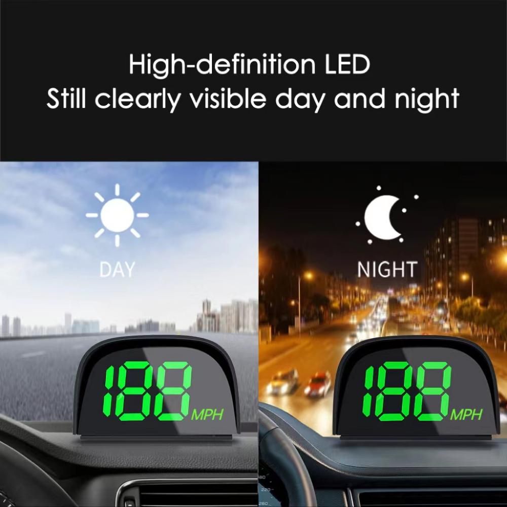 New HUD GPS Head Up Display Speedometer Odometer Car Digital Speed MPH Universal