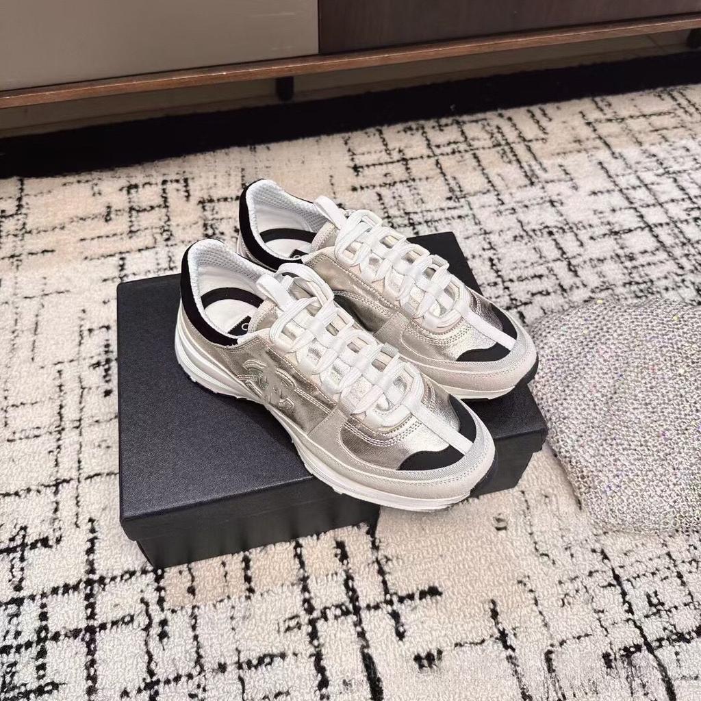 Xiaoxiang P's new leather casual sports shoes board shoes lace-up baseball shoes women's shoes