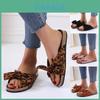 Sandali da Donna Estivi con Zeppa Piatta, Ciabatte con Elegante Fiocco e Comodo Plantare