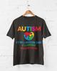 Autism Awareness T-Shirt: Jigsaw Heart, Different Operating System