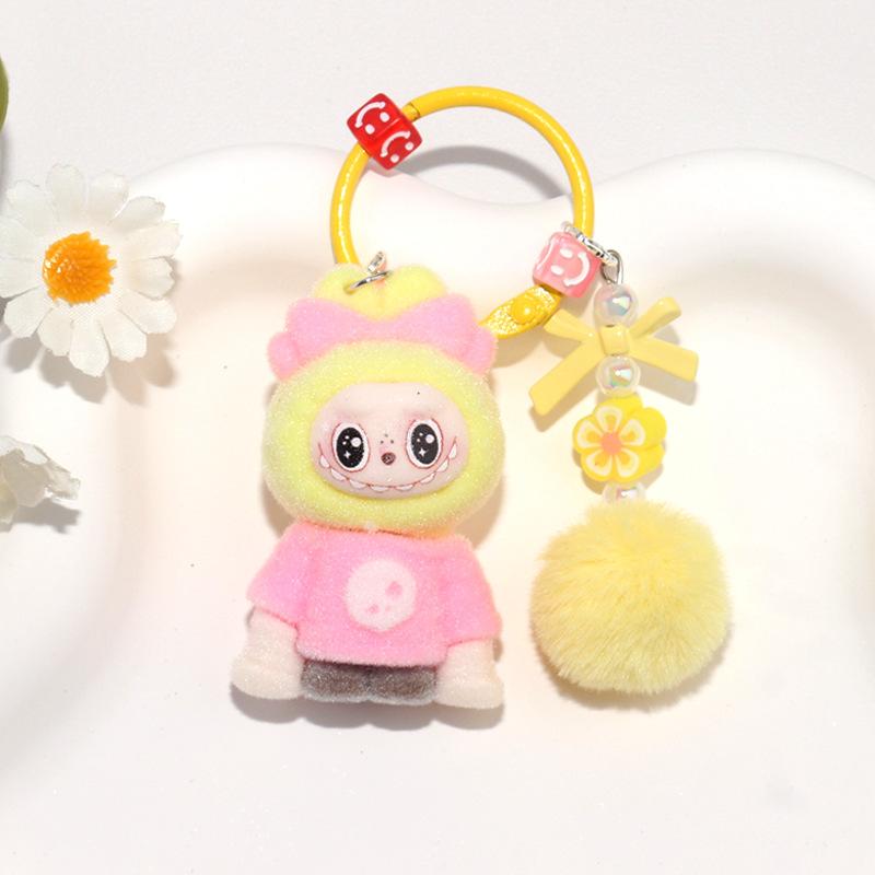 Doll Bag Couple Car Cherry Keychain Decorative Pendant Mobile Phone Chain