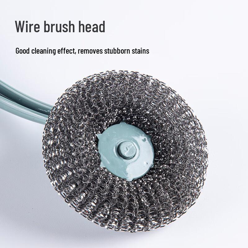 Easy Clean Long Handle Dish & Pot Cleaning Brush Set