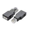 USB To RJ45 Conversion Adapter USB2.0 Female To Ethernet Male Converter for Camera Routers Endurances Connection 100Mbps