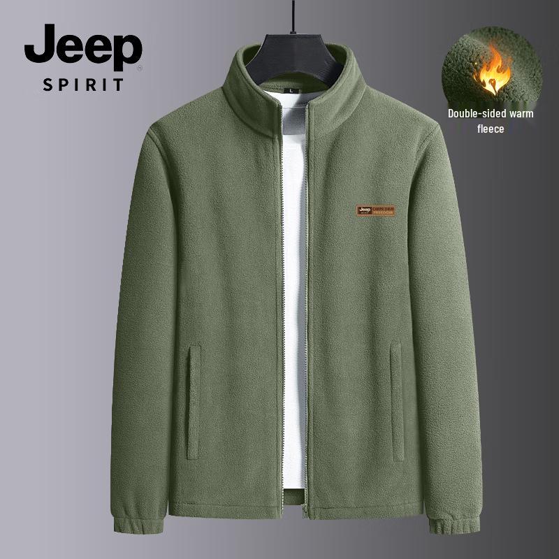 

Мужская зимняя куртка из шерпы флиса JEEP SPIRIT со стойкой воротником 3XL