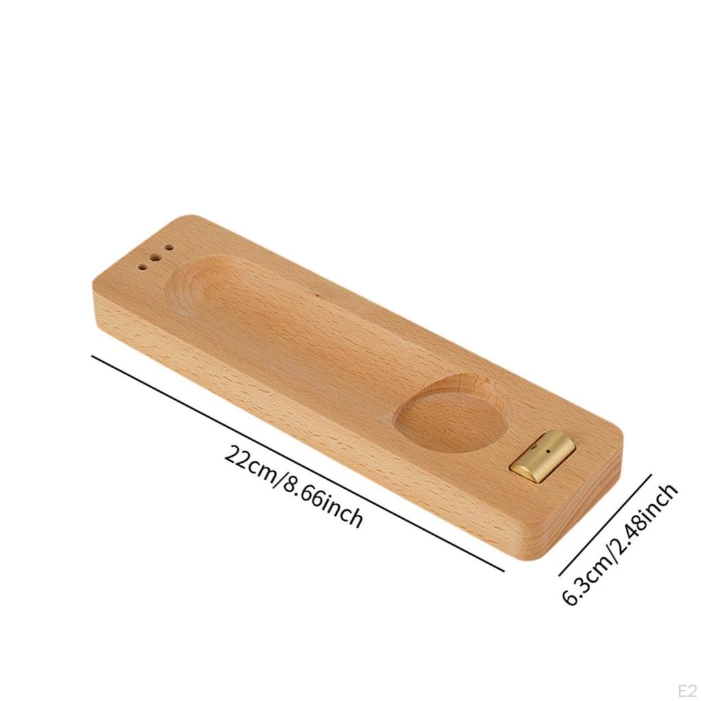 Incense Holder Modern Craft Ideal Gift Wooden for Anniversary Room Tea House Style A