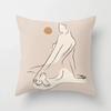 Creative Illustration Printed Decorative Pillowcases Living Room Office Ornaments Home Pillowcases