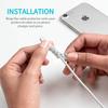 6/20pcs Cable Protector Silicone Charge Cable Spiral Winder Wire End Cord Savers Cover For Phone USB Charger Cable Accessories