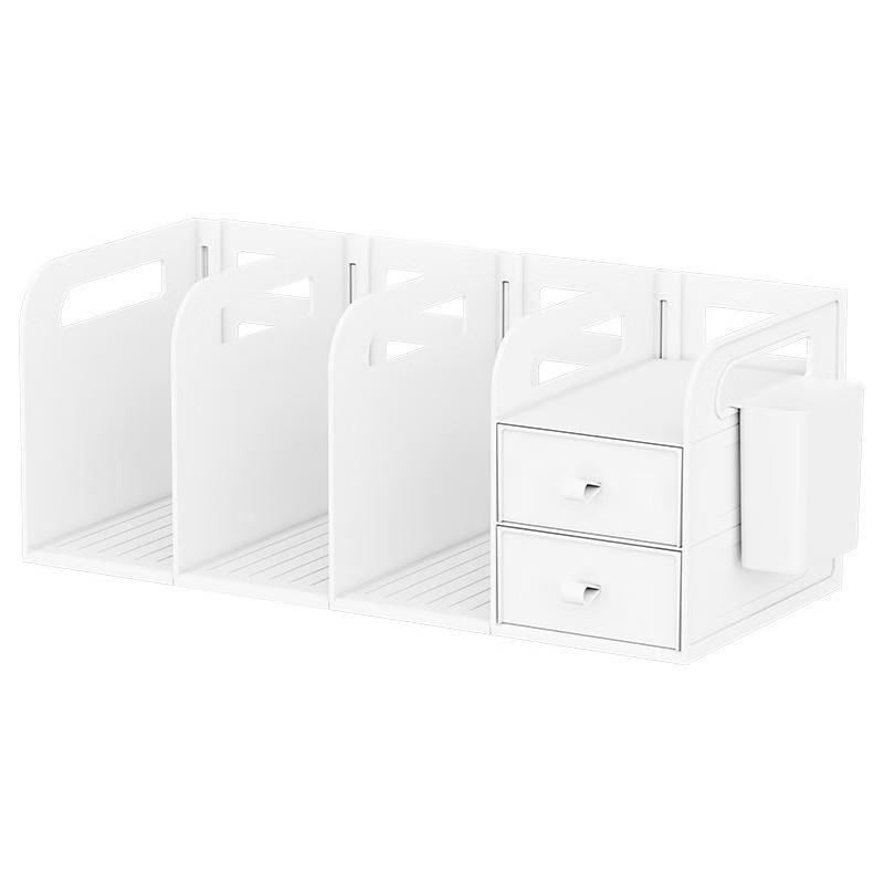 MiLing Desktop Organizer with 3-Tier Shelf & Drawers