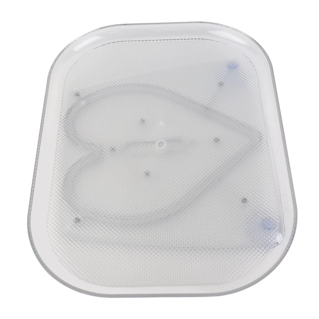 Lazy Susan Drehteller Organizer für Kühlschrank Klar Rotierendes Rechteckiges Aufbewahrungsfach für Schrank, Tisch, Speisekammer,