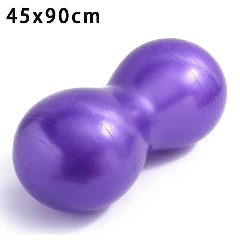 Explosion-Proof Inflatable Peanut Ball for Yoga, Fitness, and Rehabilitation