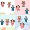 Soft Baby Comforting Doll Pillow Cute Bear Plush Toy For Boys Girls Children's Festival Gift 30cm